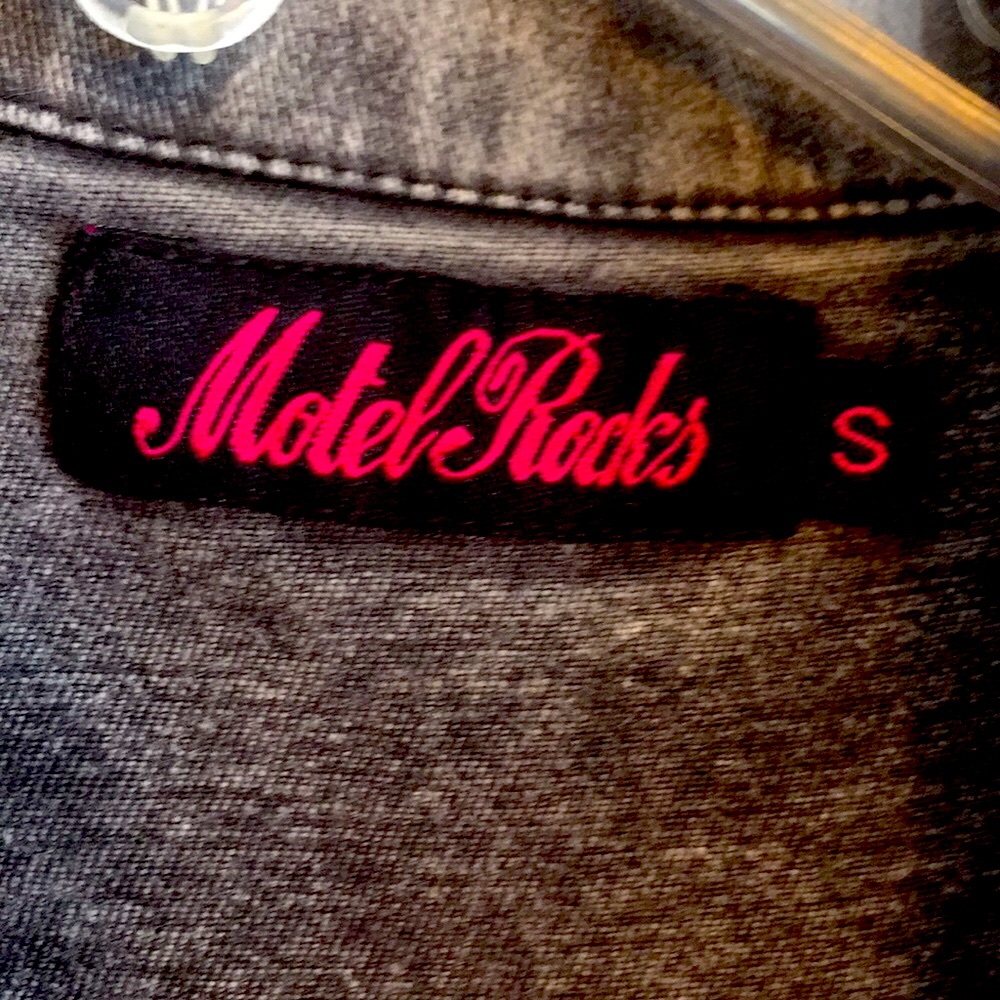 Motel Rocks Denim Dress Small - Picture 6 of 6